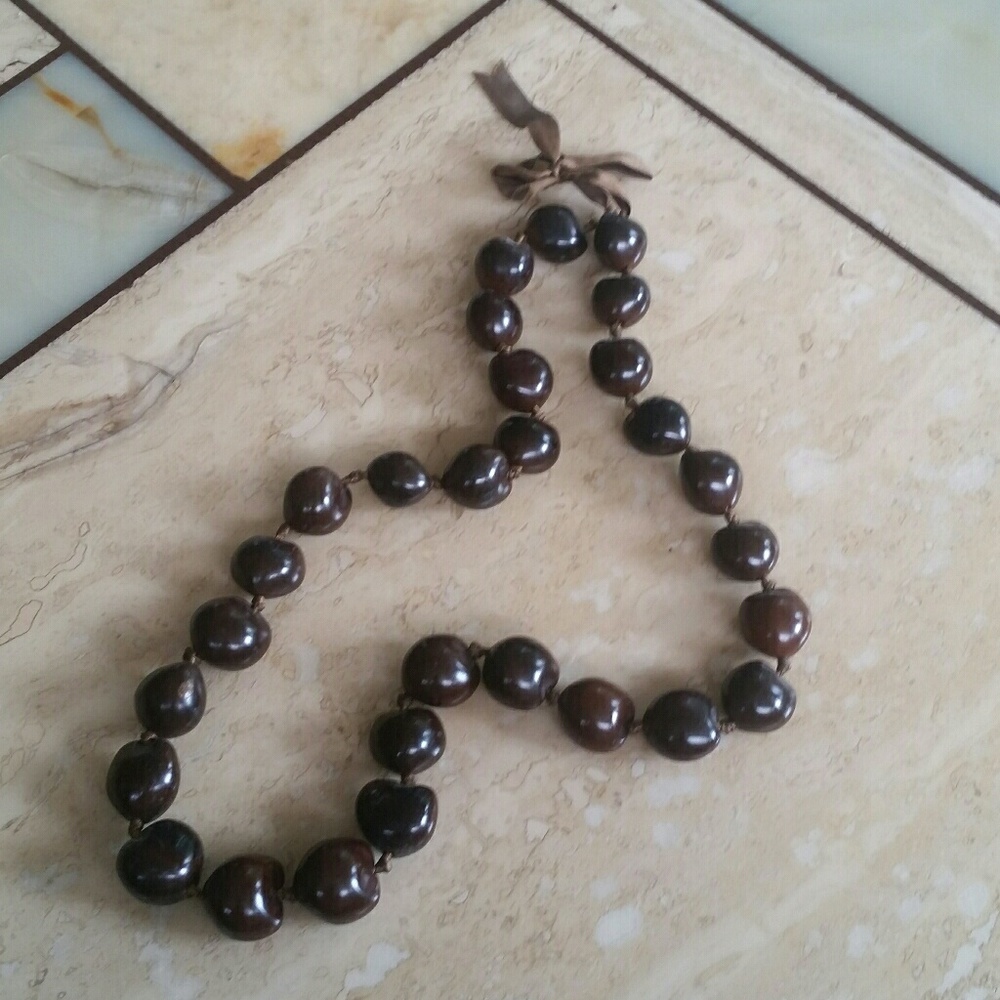 Wooden Bead Necklace